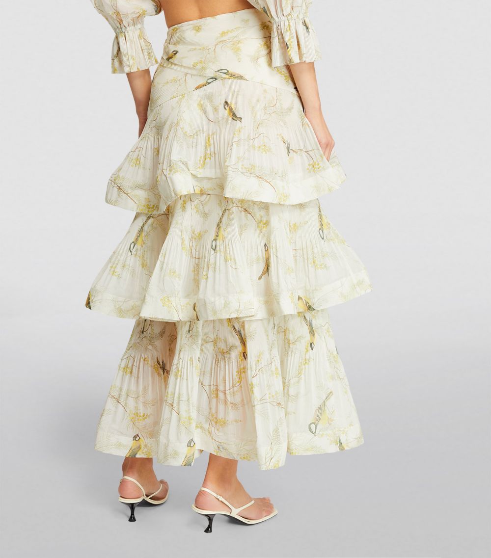 Pleated Maxi Skirt