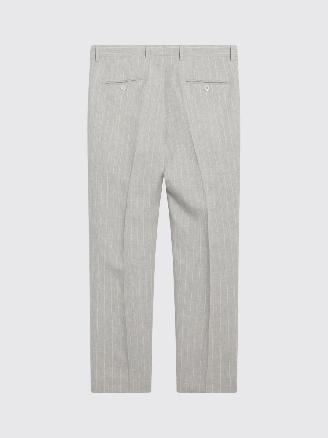 Tailored linen trousers - Neutrals