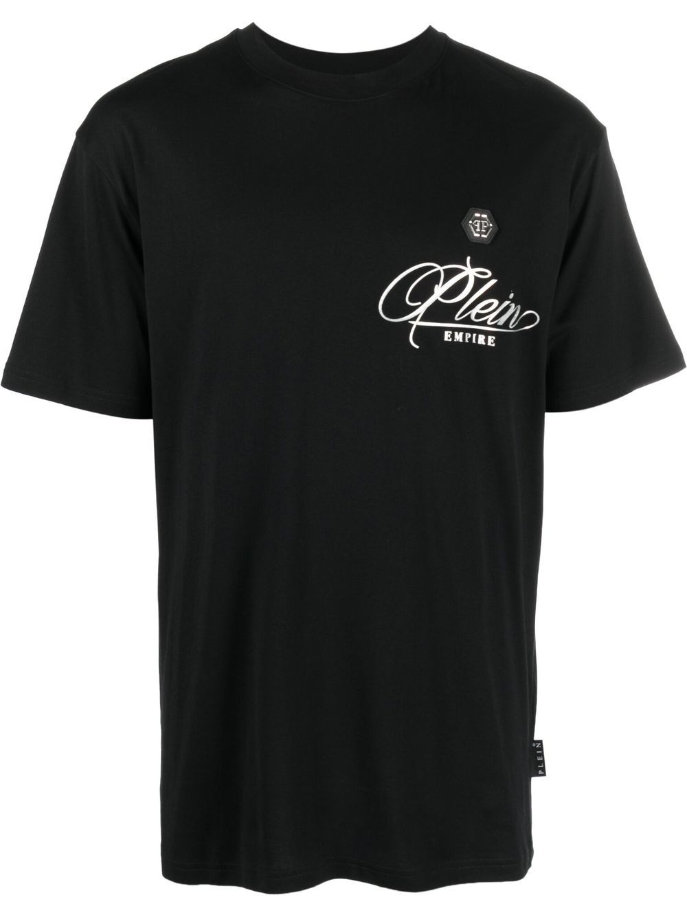 Logo-print short-sleeved T-shirt - Black
