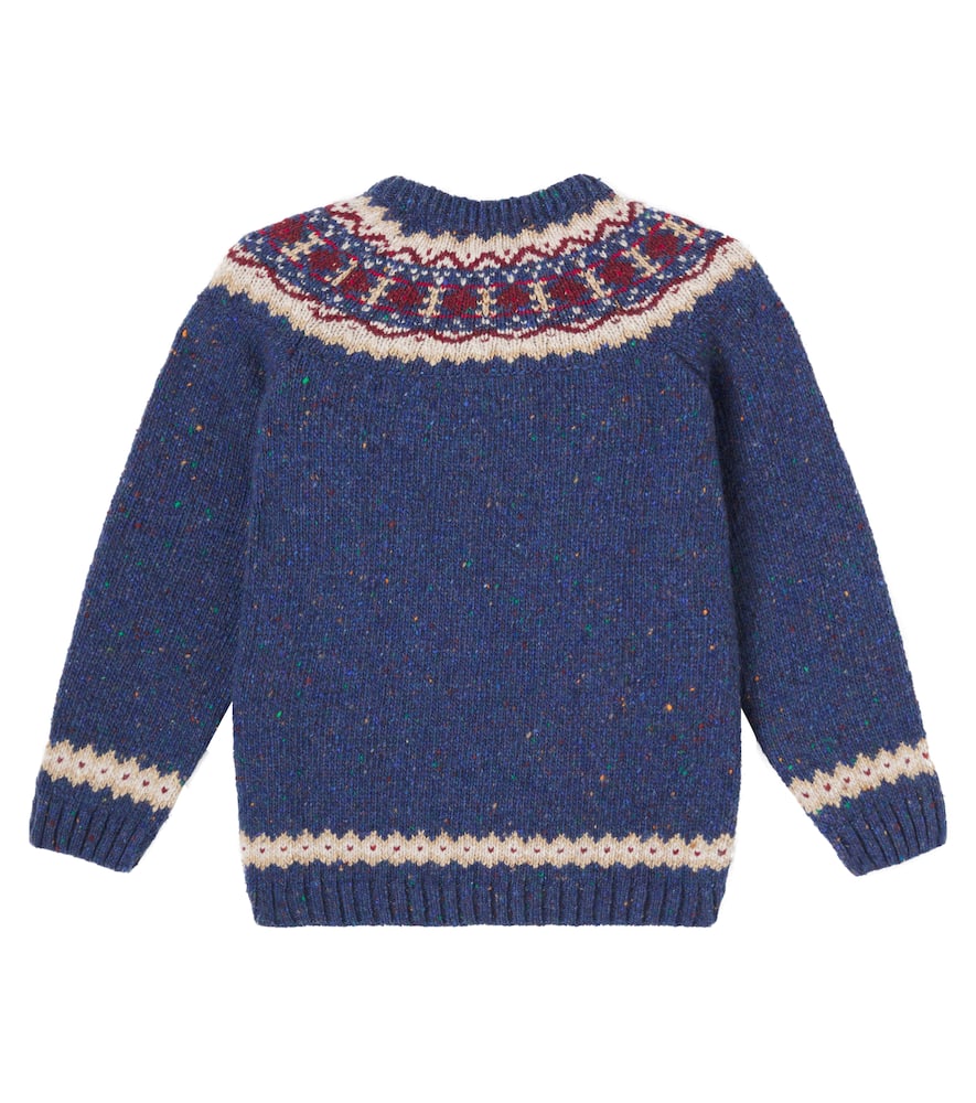 Fair Isle wool-blend sweater