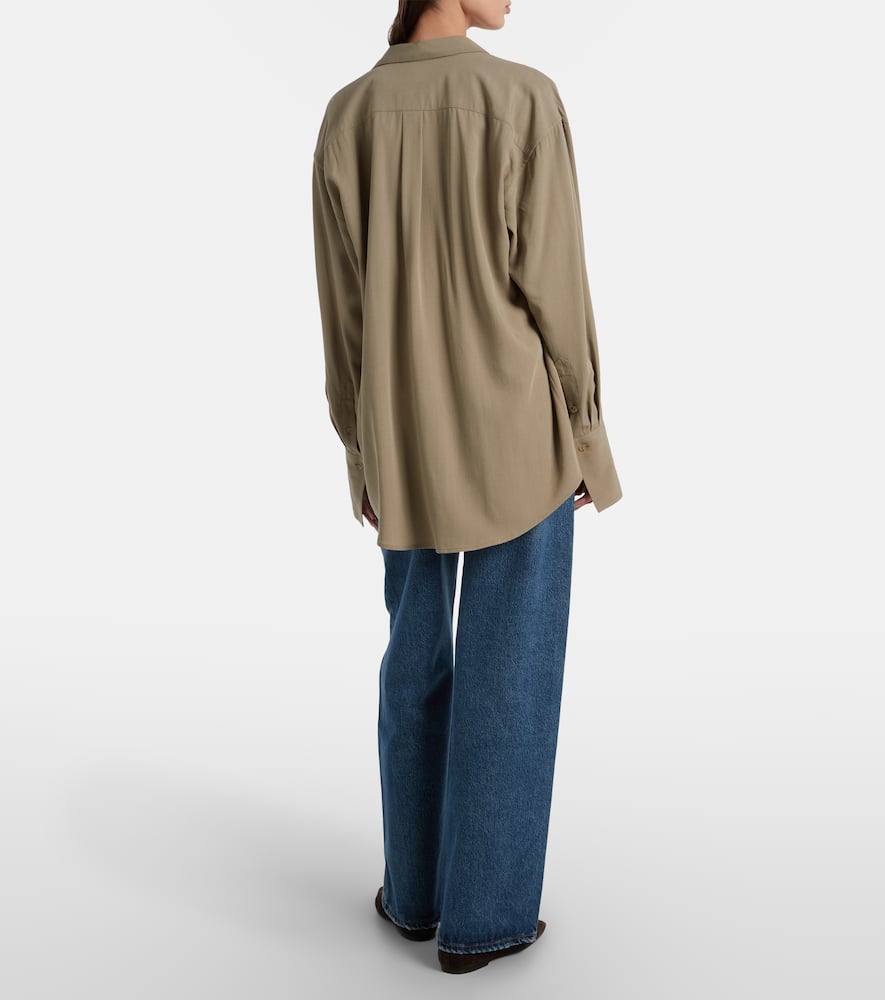 Low Slung Baggy high-rise wide-leg jeans