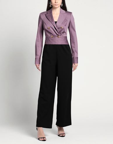 Woman Blazer Mauve Size 8 Cotton, Elastane