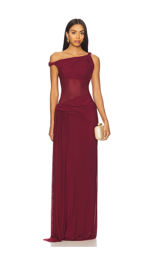 MISHA The Sisal Dress in Port. XXS also in L, M, S