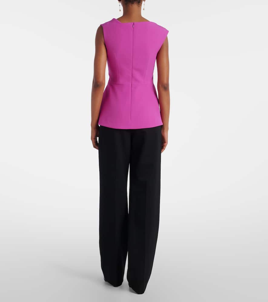Farrah draped crepe top