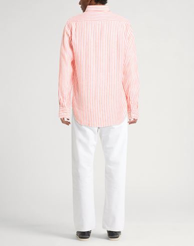 Man Shirt Salmon pink Size 15 ½ Linen