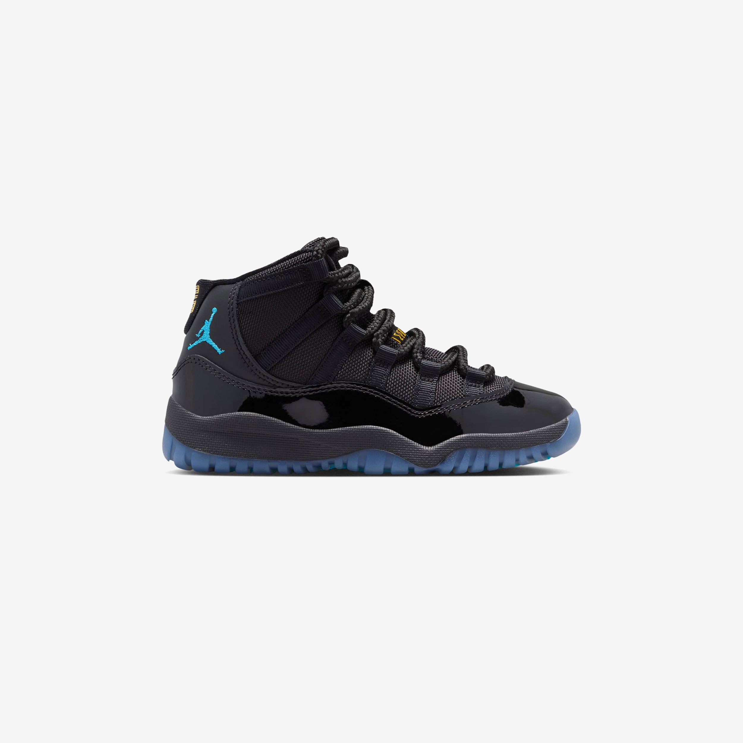 Jordan Air Jordan 11 Retro "Gamma" PS - BLACK/GAMMA BLUE-BLACK-VARSITY MAIZE - unisex - 11C