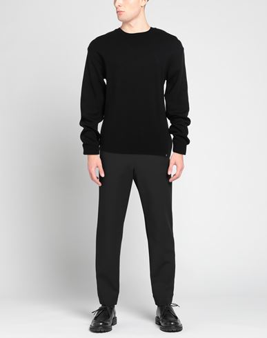 Man Sweater Black Size M Acrylic, Wool