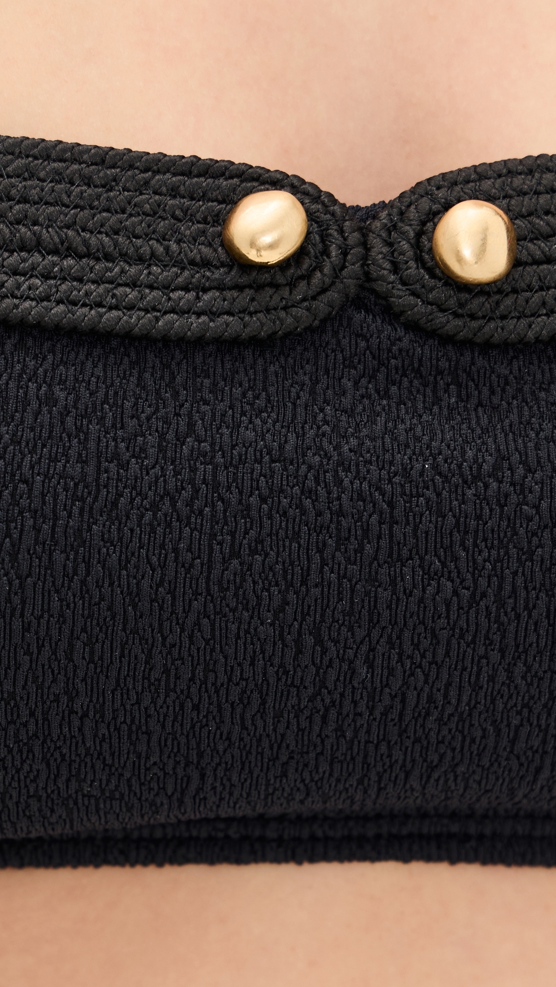 Lian Bandeau Bikini Top Black