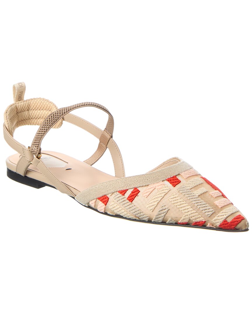 Colibri Lite Mesh & Leather Slingback Flat
