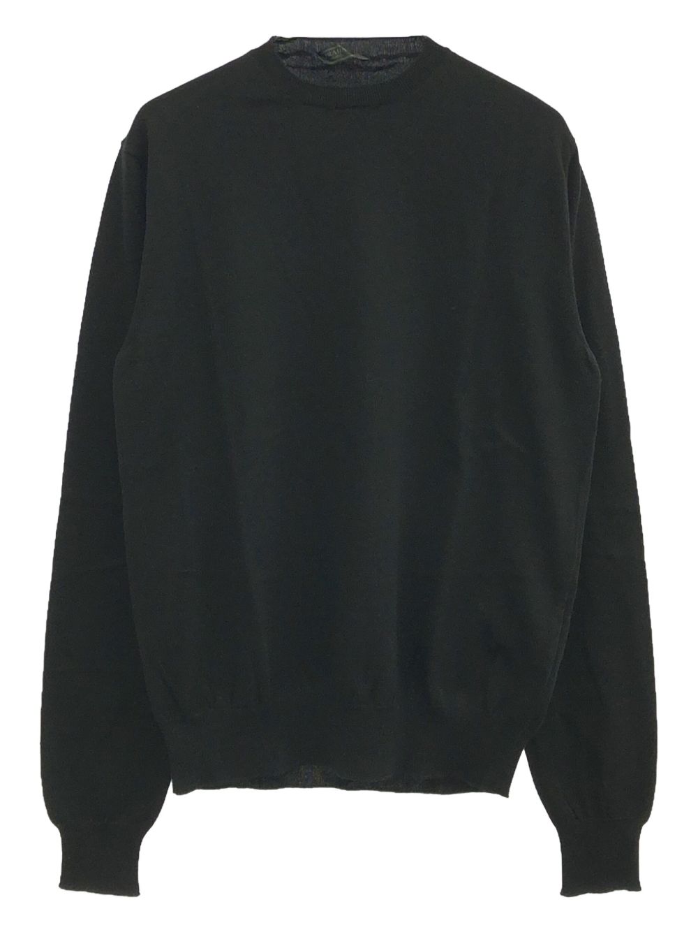 2010s cotton sweater - Black