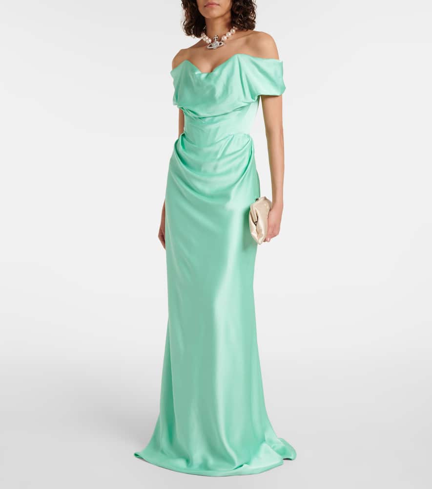 Nova Cocotte satin corset gown