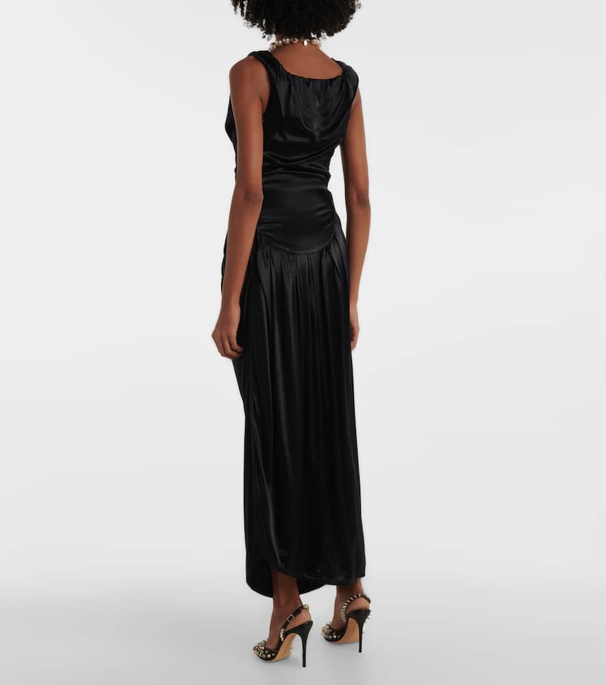 Ginny satin pencil dress