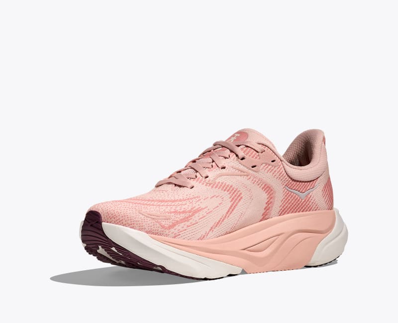 HOKA Women's Arahi 8 Shoes in Blush/Rose Latte
