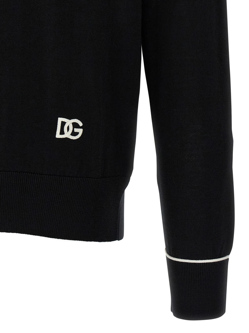 Wool Sweater With Logo