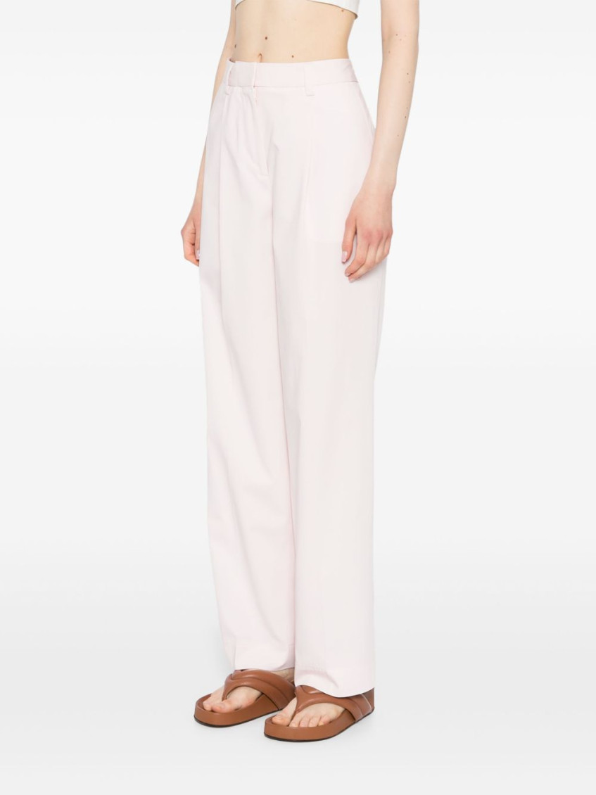 Pink Slanted Pocket Pants