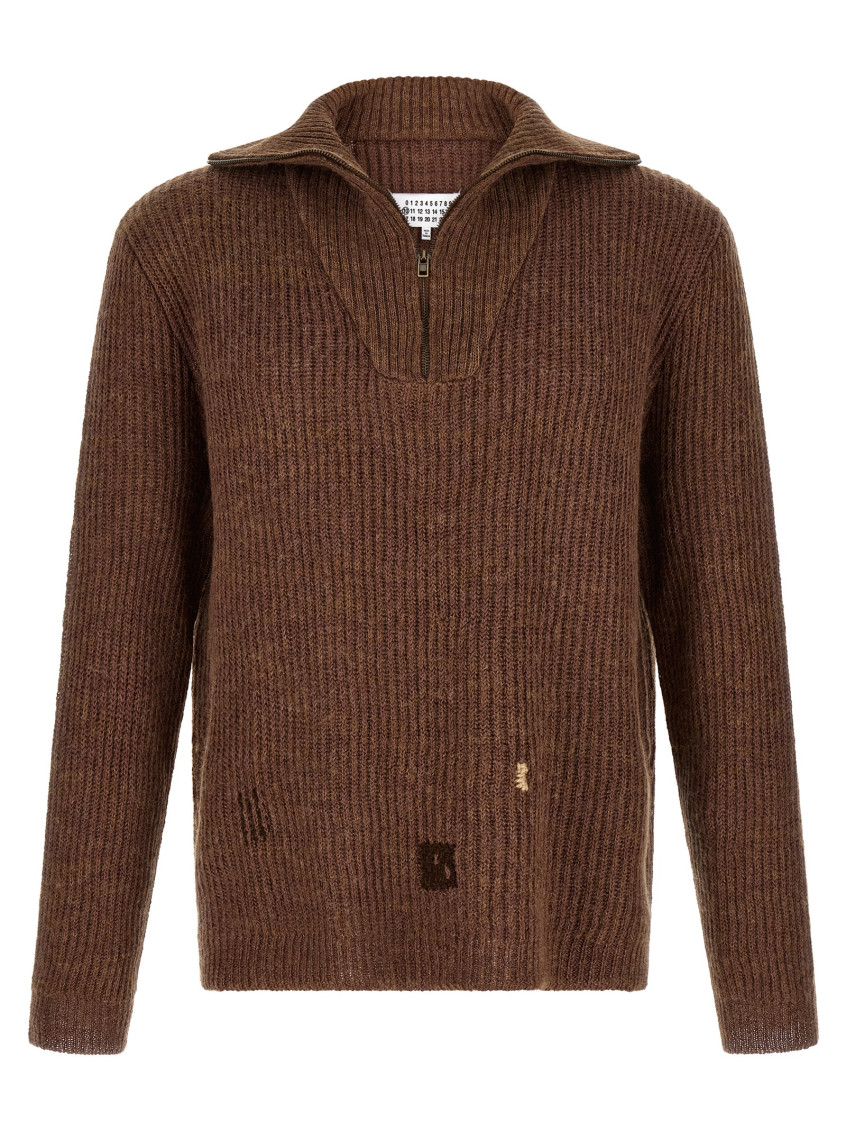 Brown Knitted Sweater