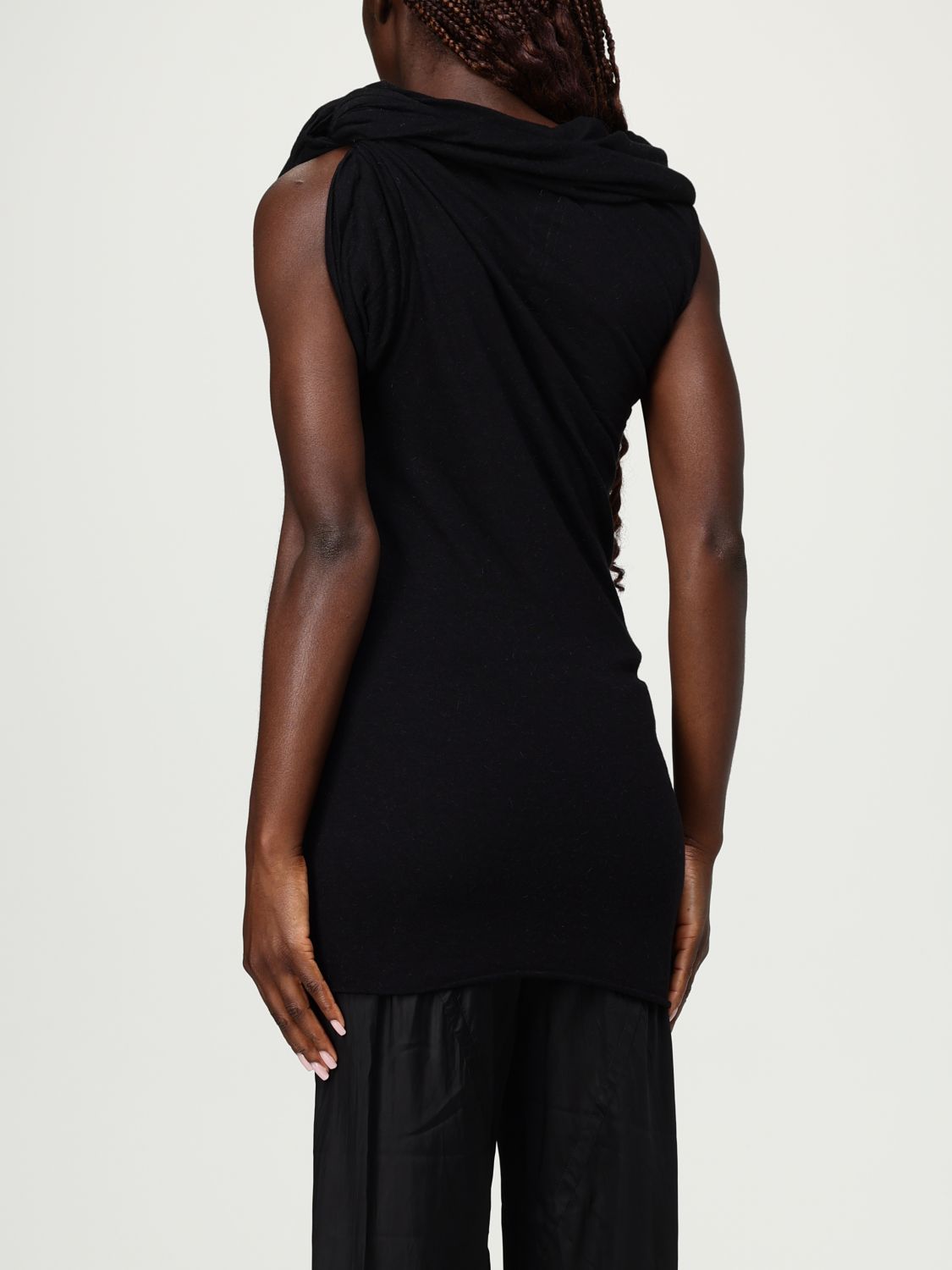 Top Woman color Black