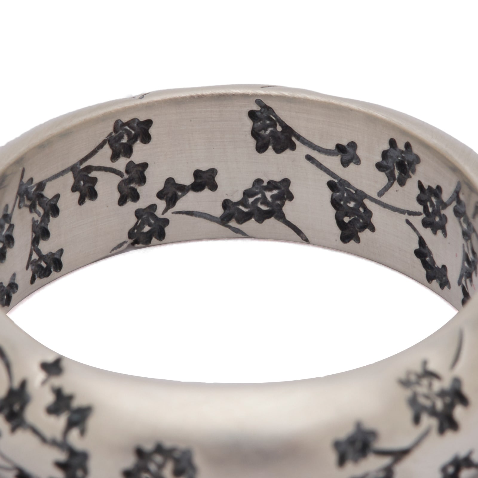 Men's Blossom Ring in Silver