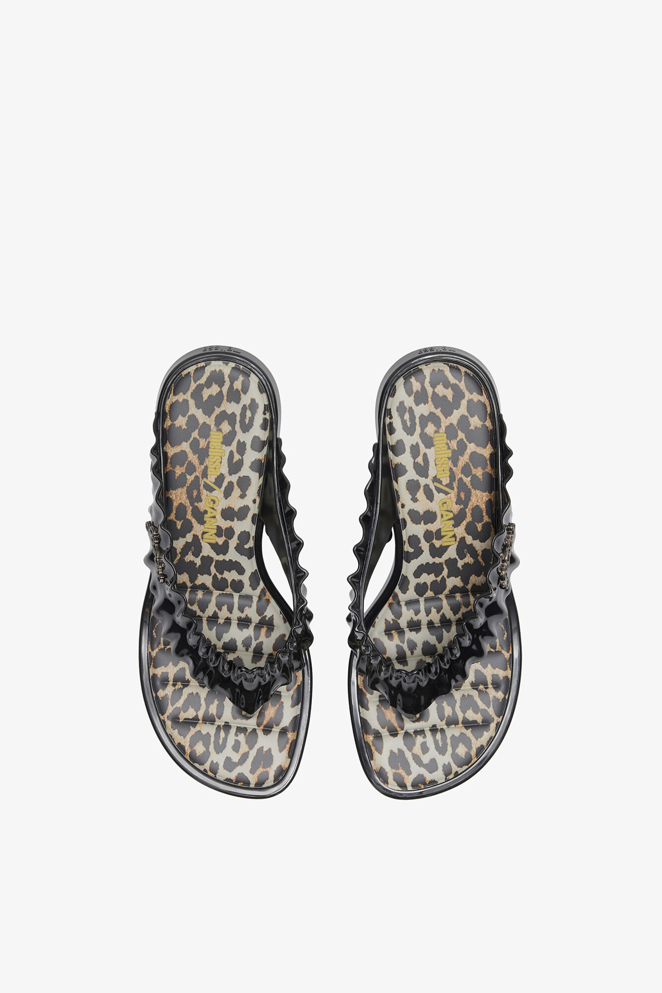 X Melissa Thong Kitten Heel in Leopard