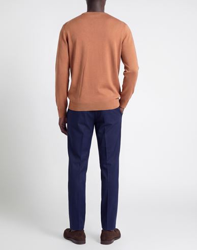 Man Sweater Camel Size XXXL Merino Wool