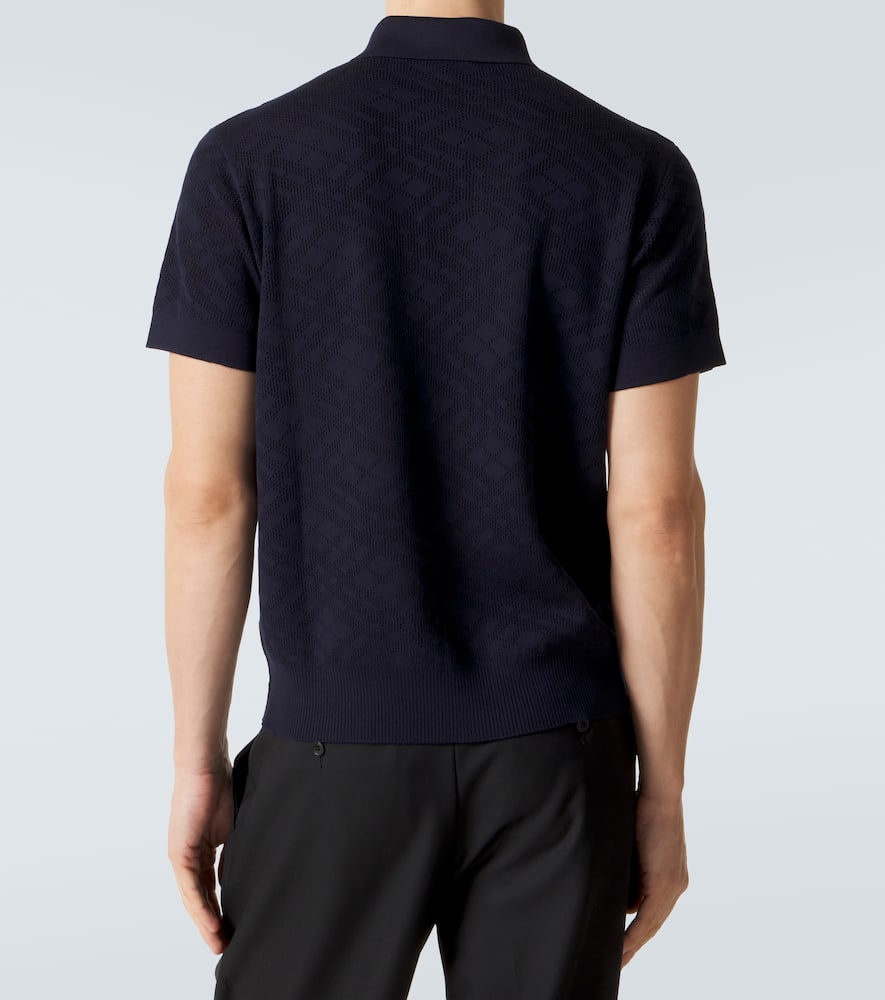 Wool polo shirt