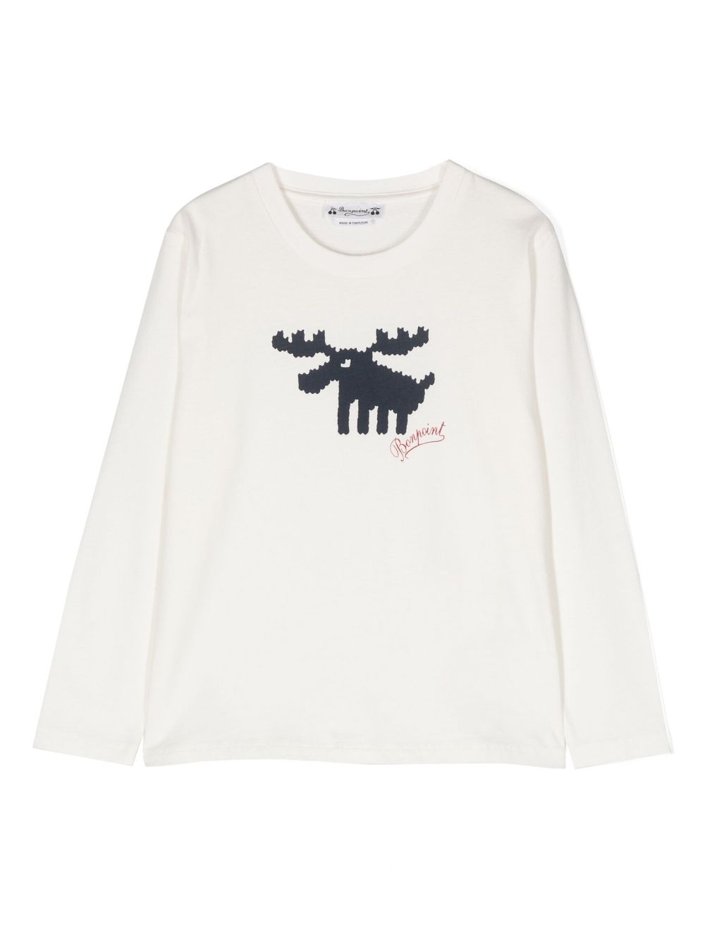 Graphic-print long-sleeve T-shirt - White