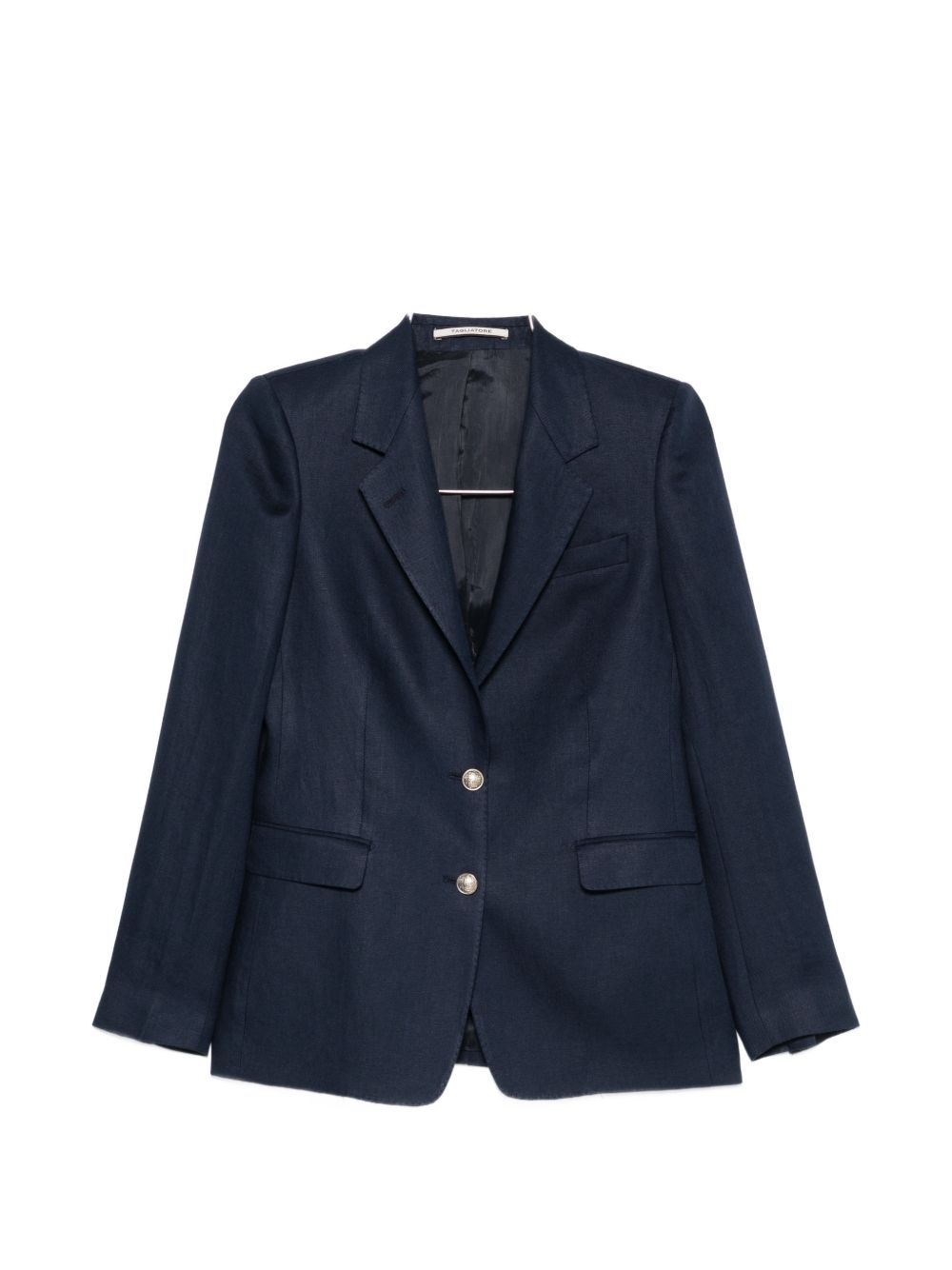 Linen Jacket with Single Button Fastening for Women