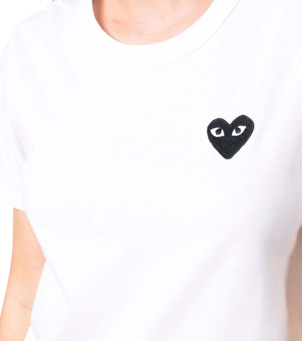 White Logo Crew Neck T-Shirt