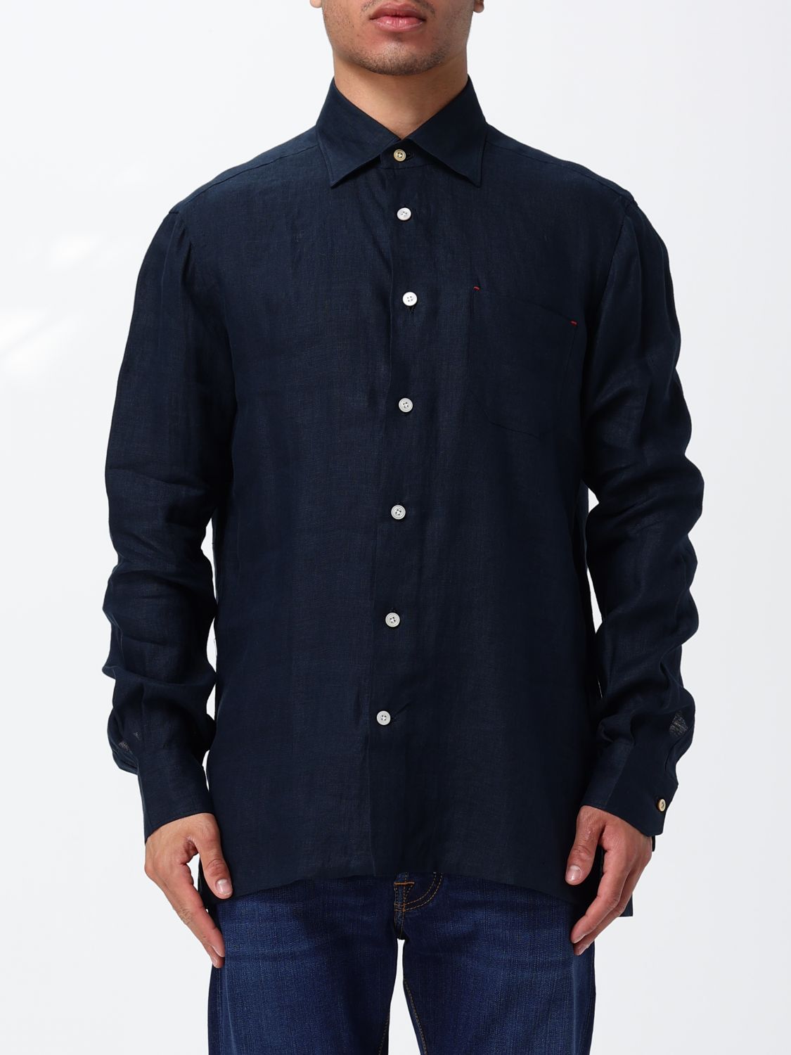 Shirt Men color Navy