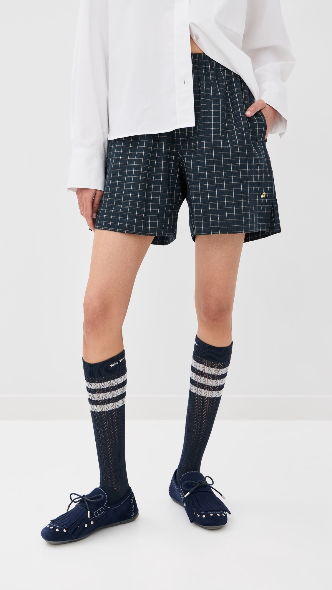 Sunday Shorts Grey/Ivory/Navy