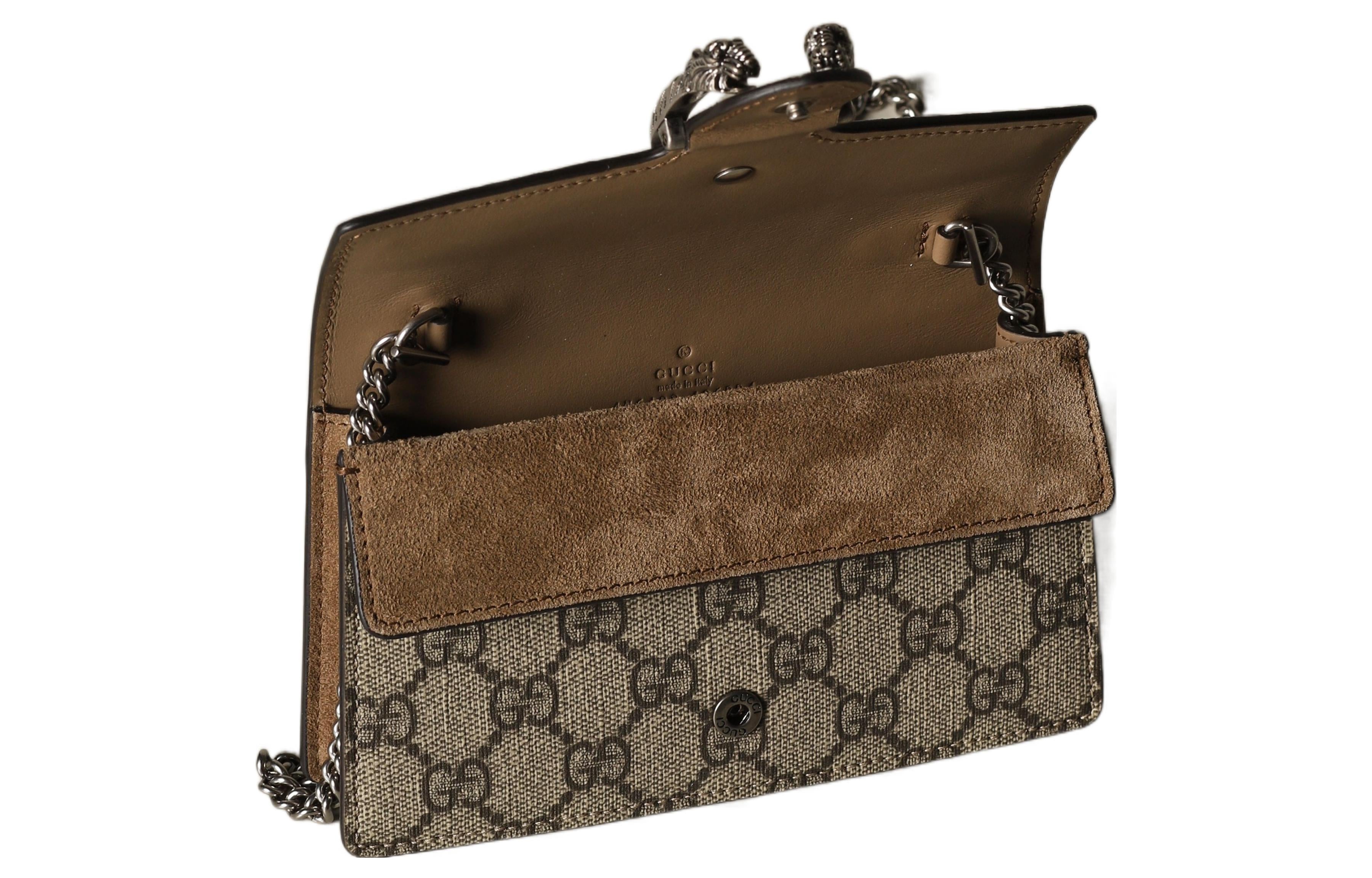 (WMNS) Dionysus GG Supreme Super Mini Bag 'Beige'