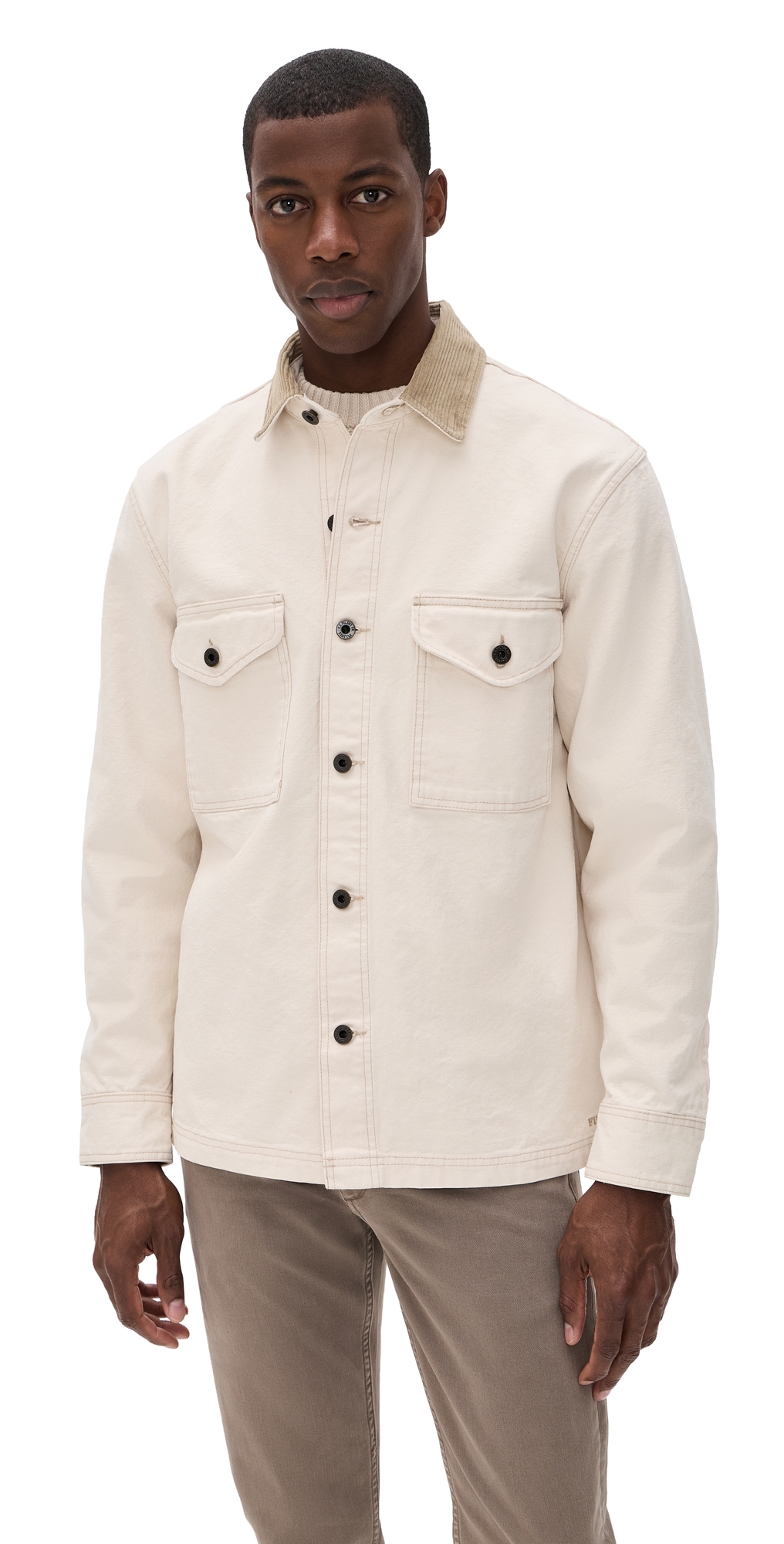 Jac Rustic Canvas Shirt Natural Seed