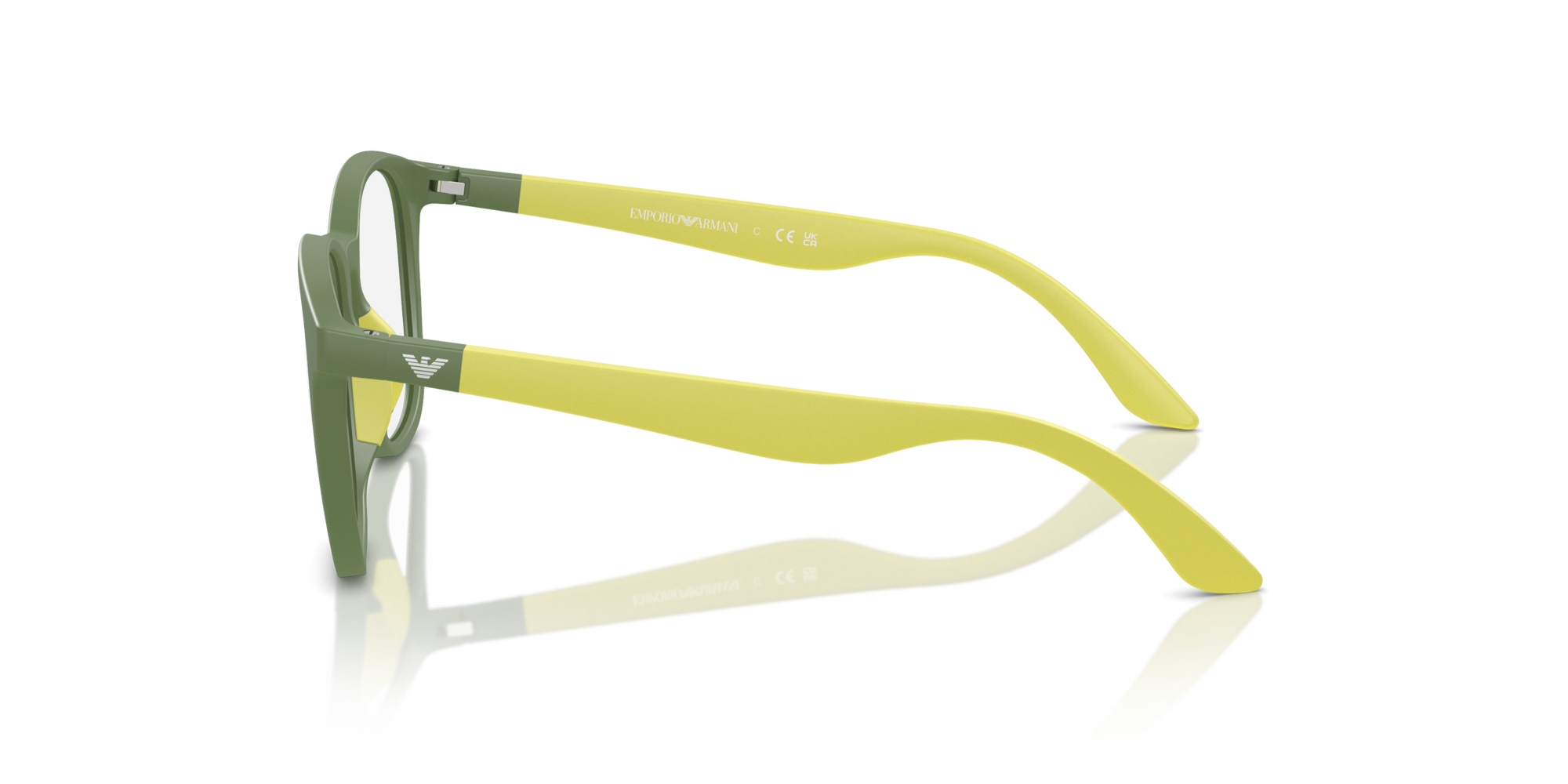 Emporio Armani Kid Emporio Armani EK3004 6104 Optical frames Injected Green Transparent Pantos Norma