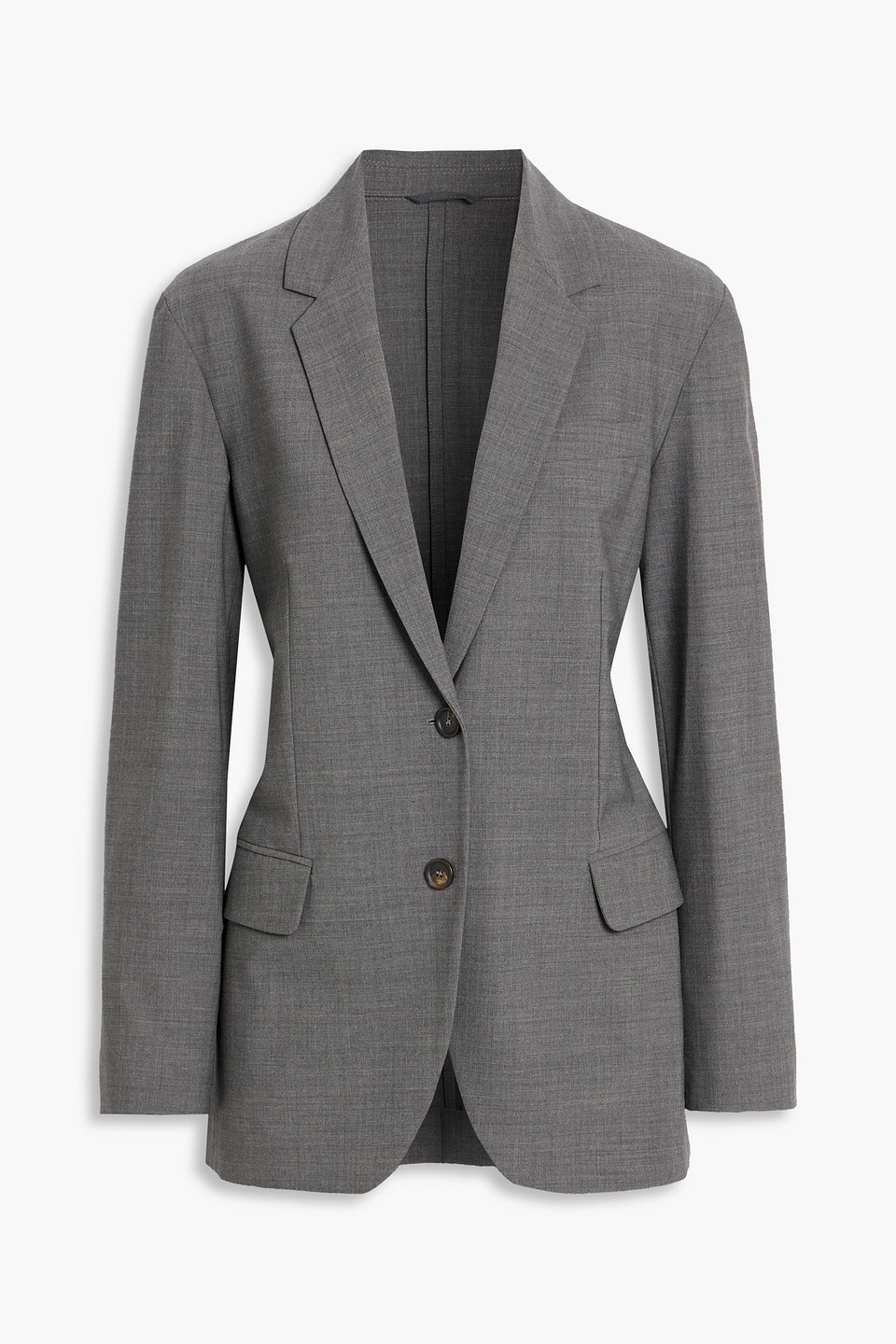 Wool-blend blazer - Gray - IT 40