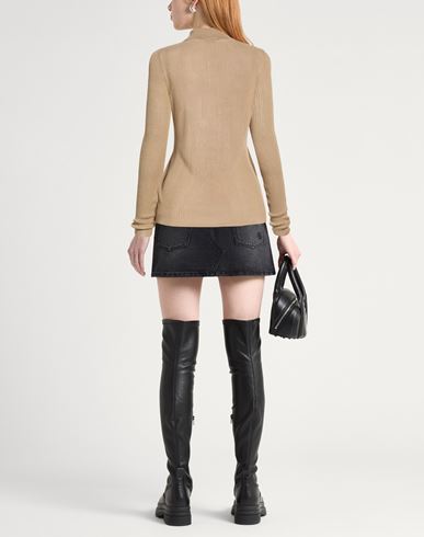 Woman Sweater Khaki Size XS Viscose, Polyamide