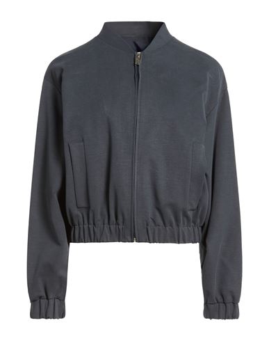 Woman Jacket Midnight blue Size 10 Modal, Polyester