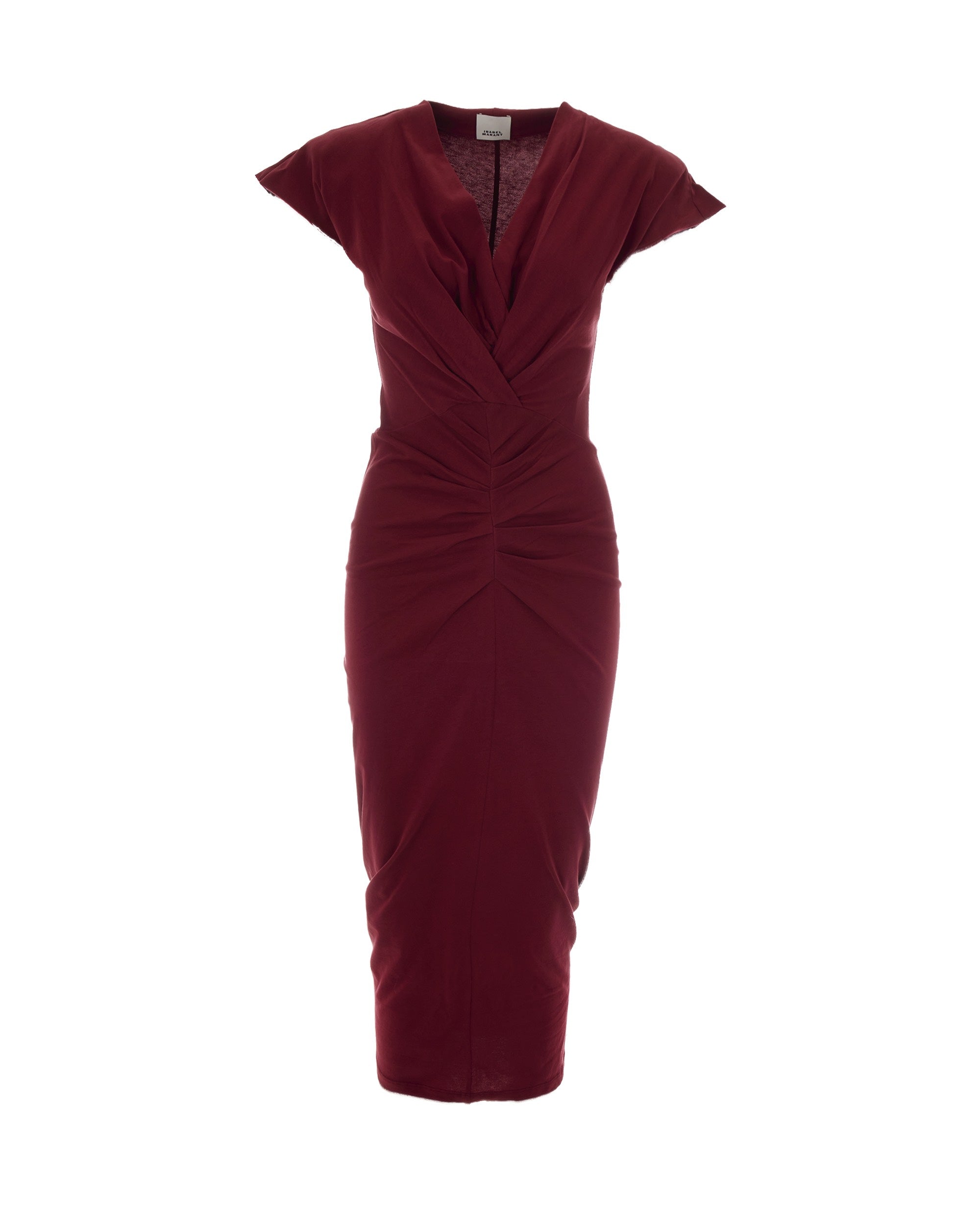Nadra Dress — Burgundy