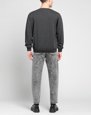 Man Sweater Grey Size 3XL Cotton, Wool