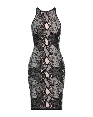 Woman Midi dress Black Size 4 Viscose, Polyamide