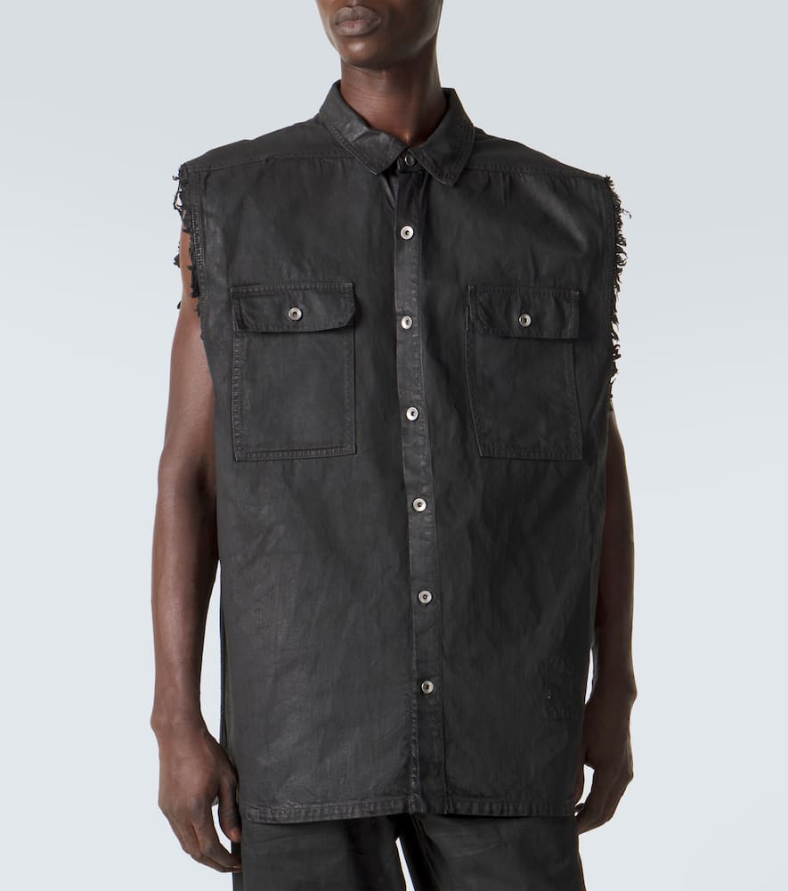 DRKSHDW oversized cotton shirt
