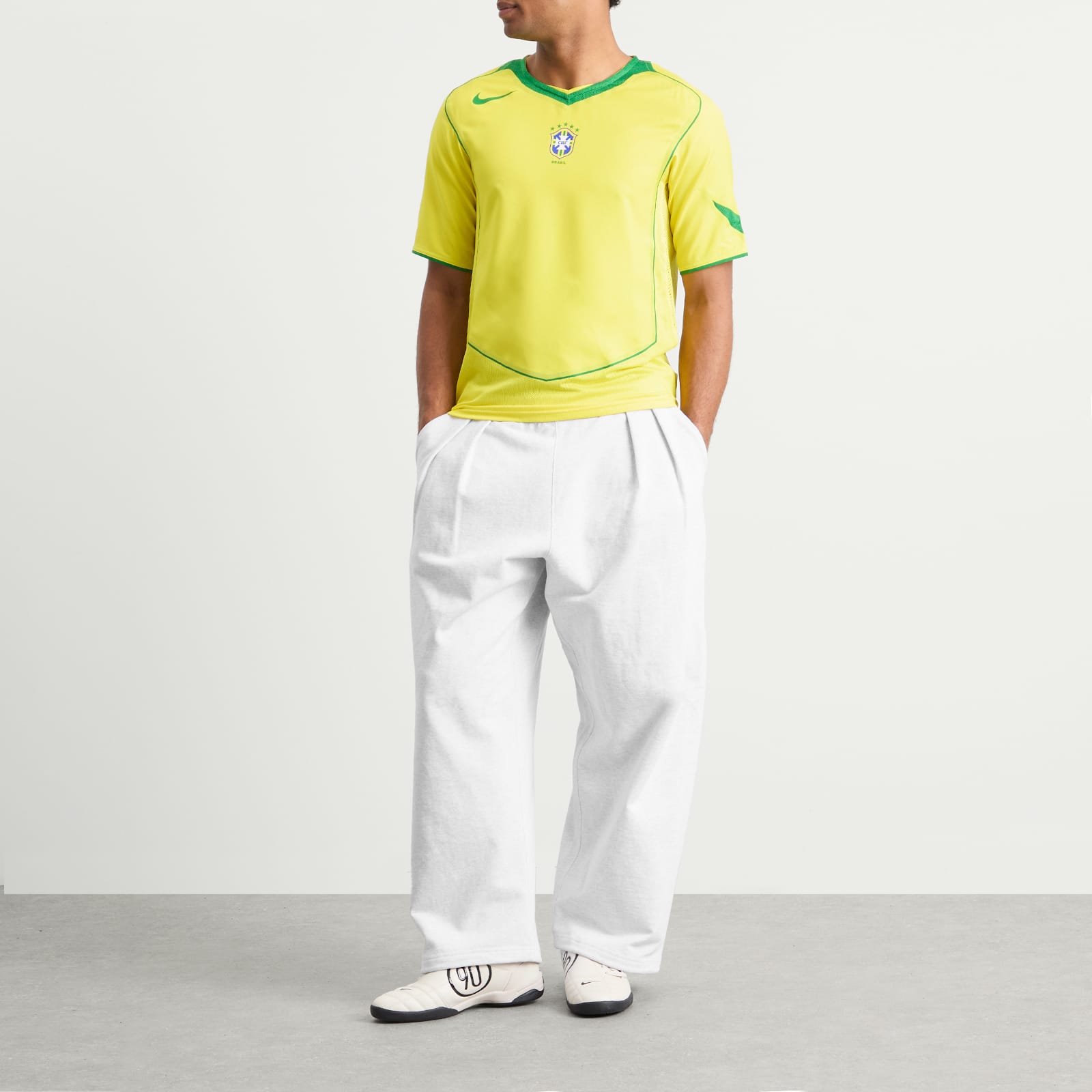 Brazil Reissue Short Sleeve Jersey Yellow/Green