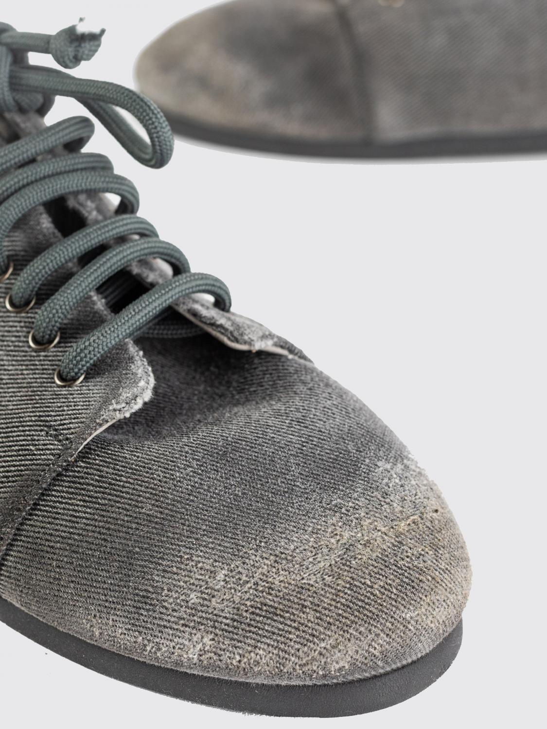 Sancrespella Denim Derby Shoes with Round Toe and Rubber Sole