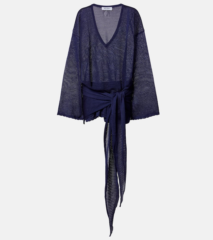 Open-knit minidress