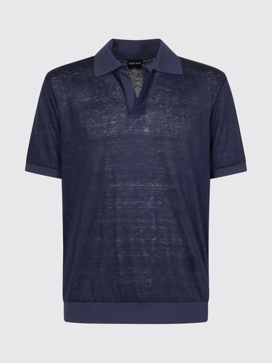 Linen T-shirt - Blue