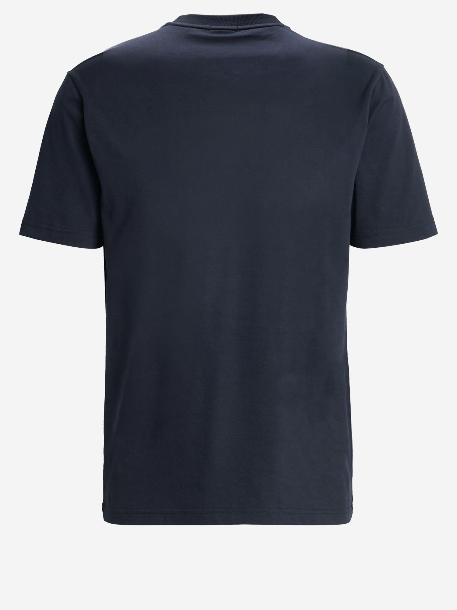 Logo-Print Cotton T-Shirt — Navy