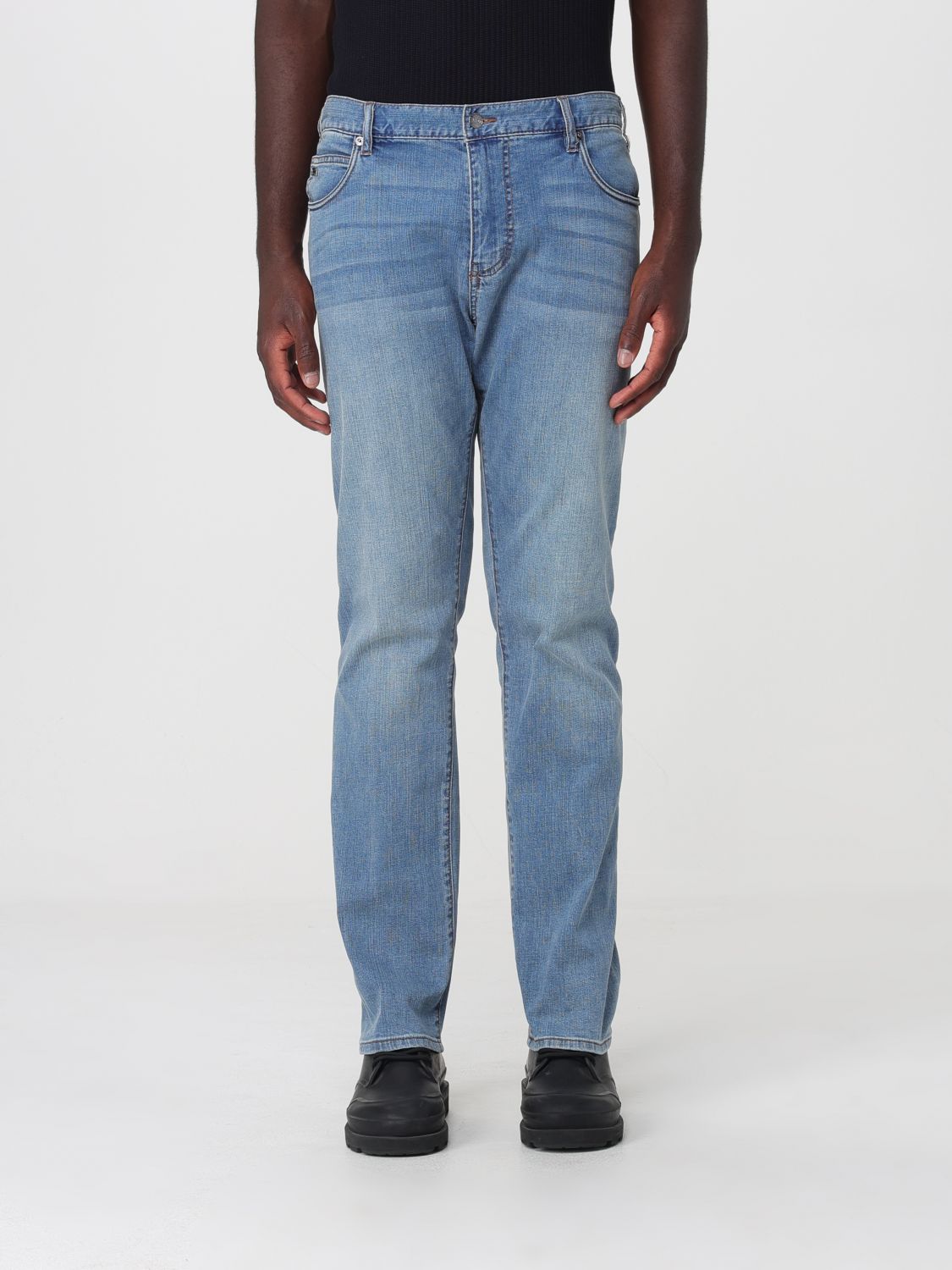 Jeans Men color Stone Washed