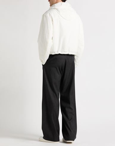 Man Jacket White Size 36 Polyamide, Cotton
