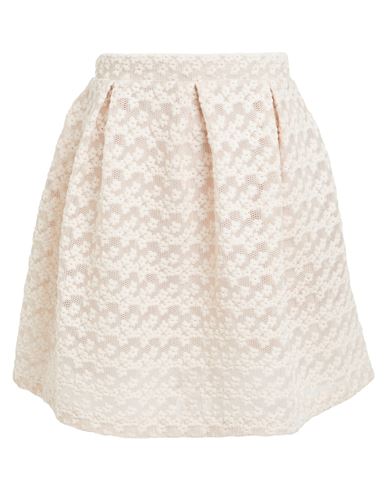Woman Mini skirt Light pink Size 6 Polyester