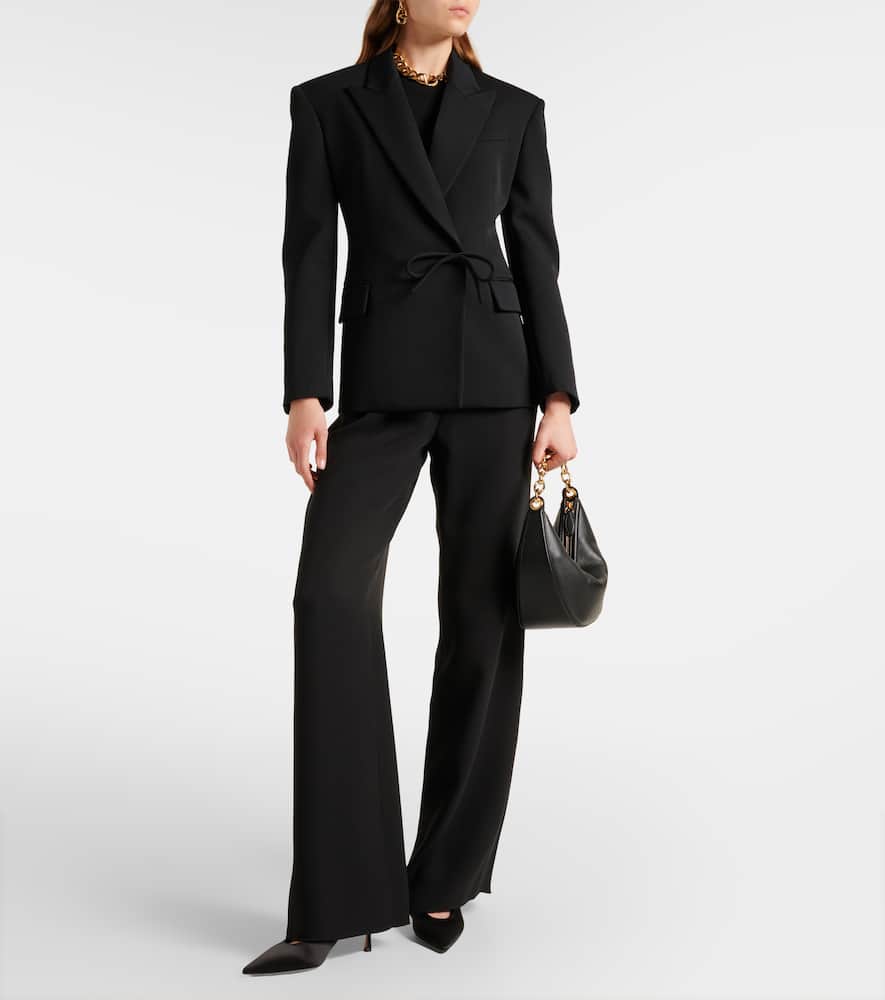 Cady Couture high-rise wide-leg pants