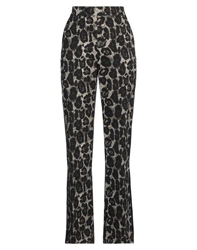 Clips Tricot Woman Pants Black Size 10 Cotton, Polyamide, Polyester, Elastane